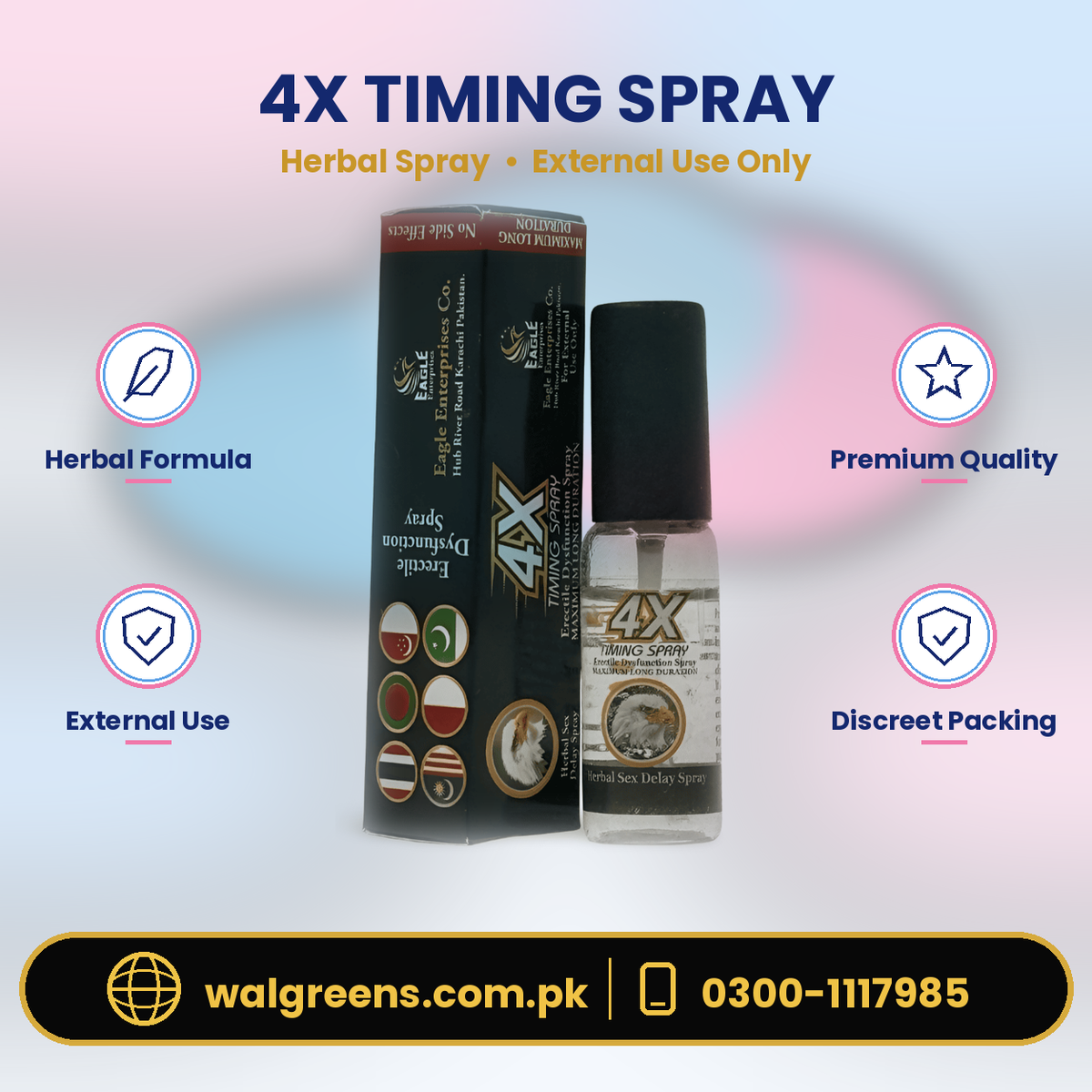 4X Timing Spray Maximum Long Duration